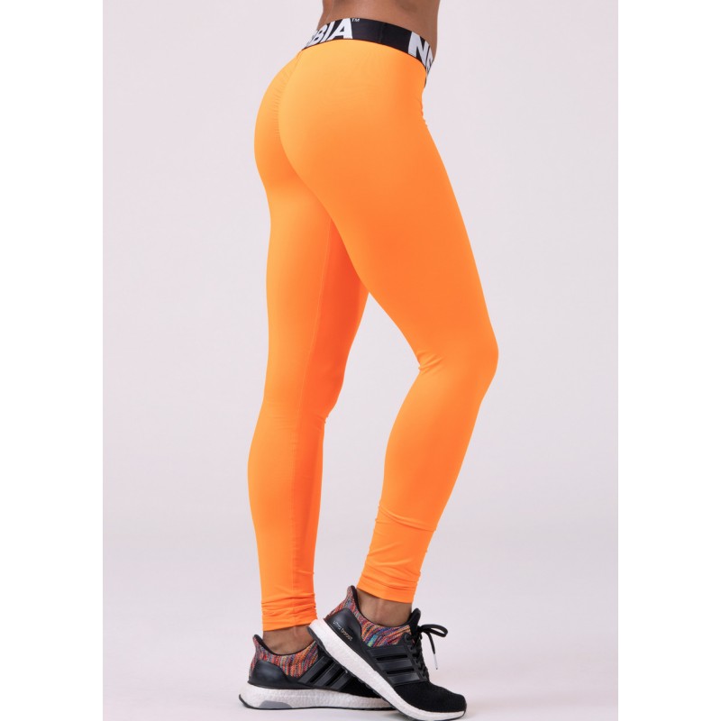 SQUAD HERO SCRUNCH BUTT LEGGINGS ORANGE 528