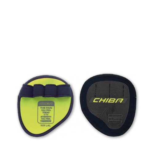 Gants Anti-Dérapants Chiba 40186 Motivation Grippad - Jaune Néon, Respirants